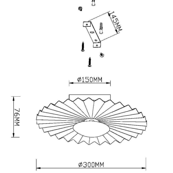 Настенный светильник (бра) Maytoni MOD233WL-L11BS3K