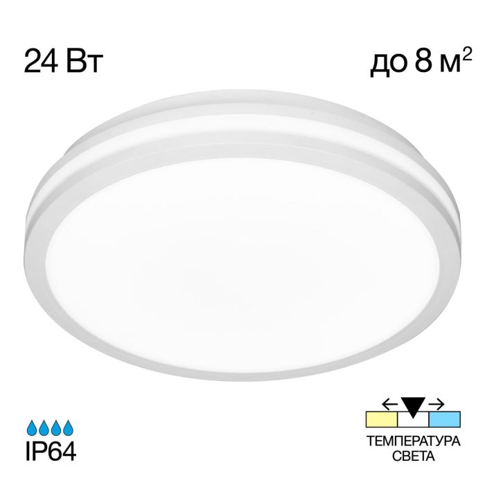 Светильник накладной Citilux LUNS CL711020V Белый