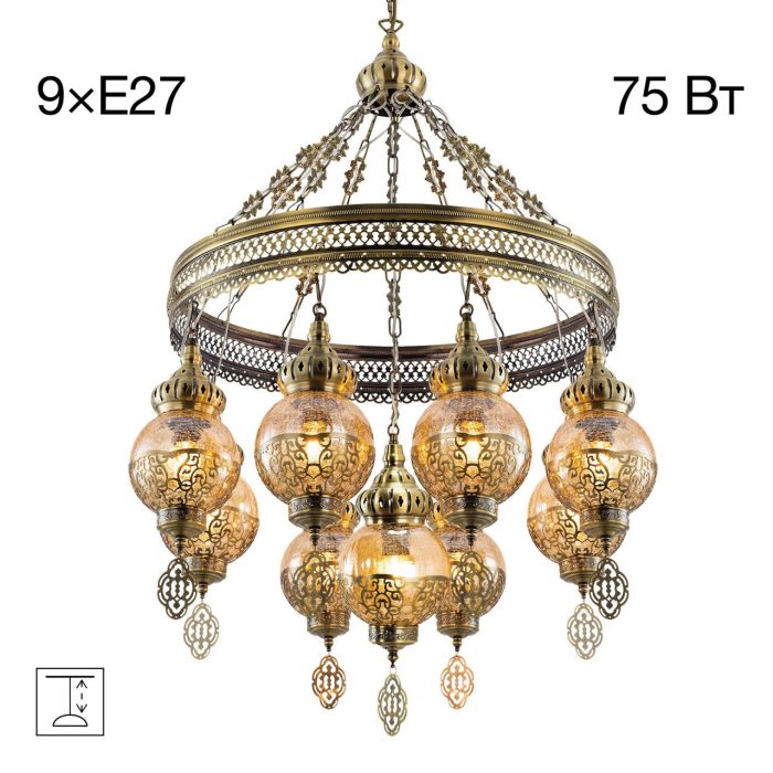 Люстра подвесная Citilux Каир CL419183 Бронза