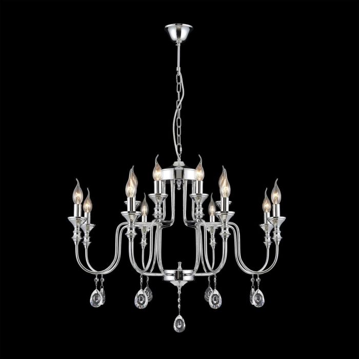 Люстра подвесная Citilux Рига CL437221 Хром