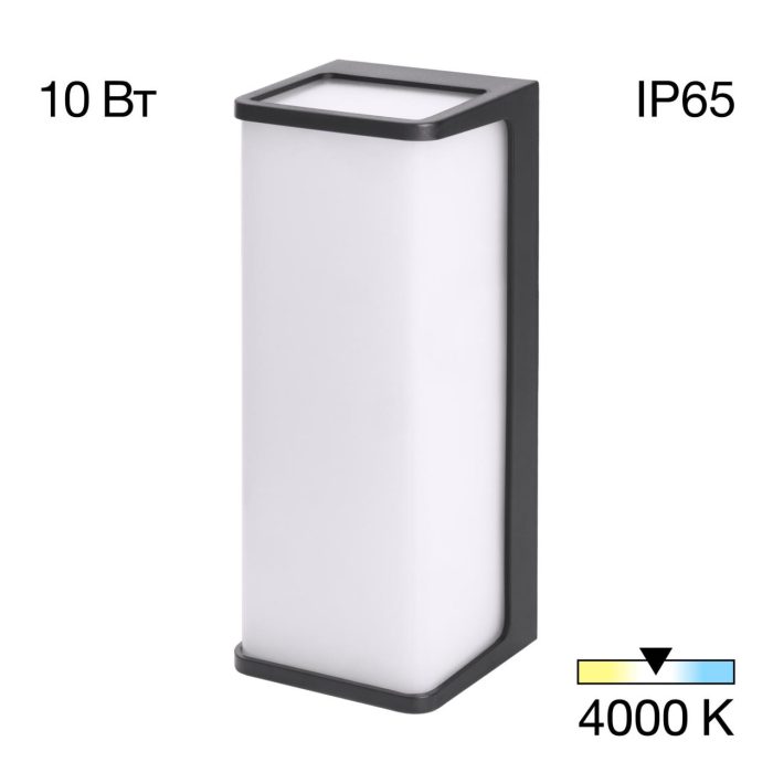 Уличный настенный светильник Citilux DOMUS CLU0802 Чёрный