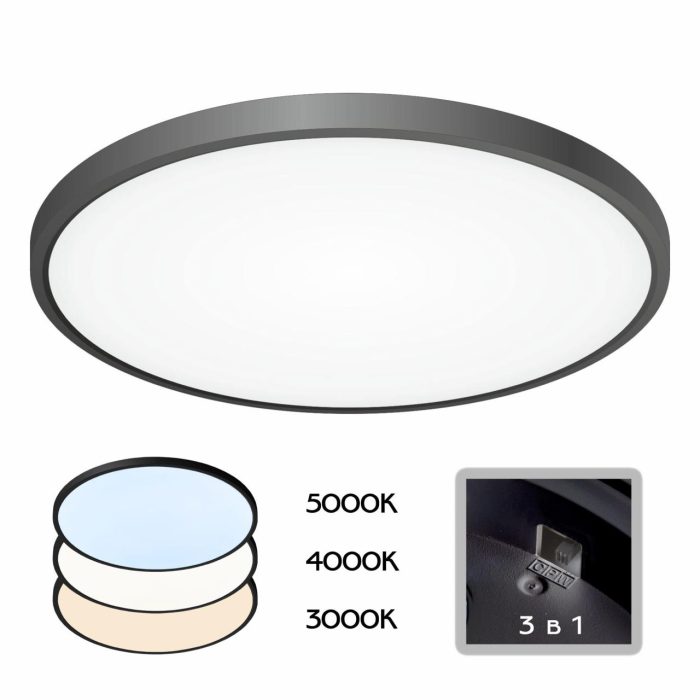 Светильник накладной Citilux Бейсик CL738401V Чёрный