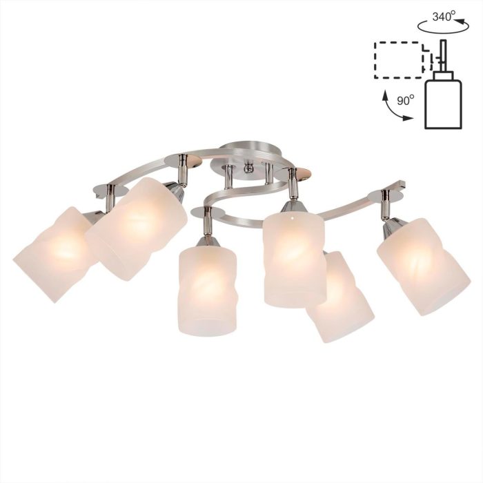 Люстра потолочная Citilux Сиерра CL119260 Алюминий