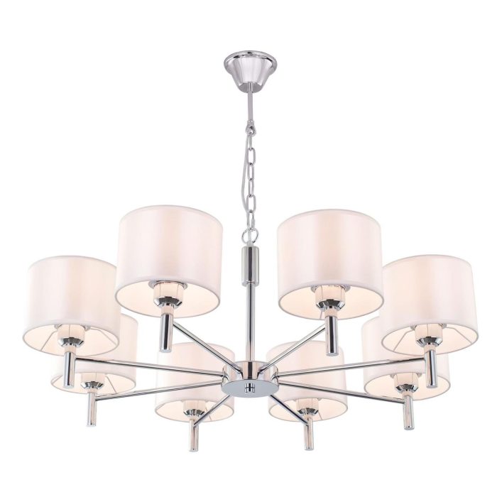 Люстра подвесная Citilux Аврора CL463180 Хром