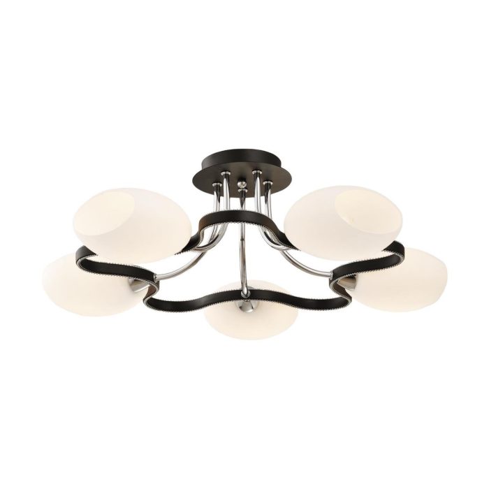 Люстра потолочная Citilux Октава CL131152 Чёрный, Хром