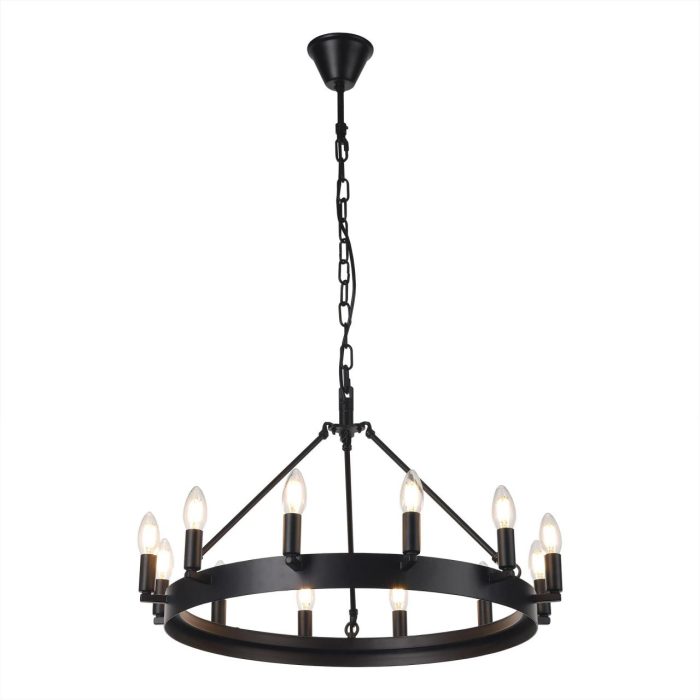 Люстра подвесная Citilux Смитсон CL470112 Чёрный