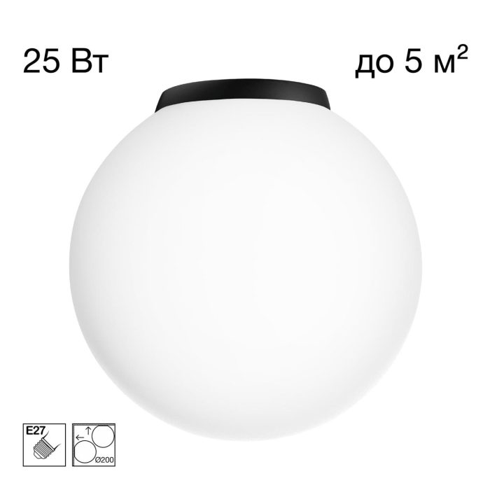 Светильник потолочный Citilux RON CL941D20B5 Чёрный