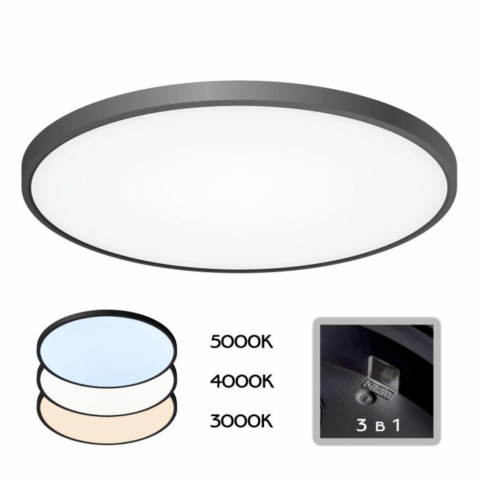 Светильник накладной Citilux Бейсик CL738501V Чёрный