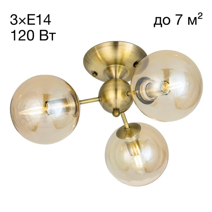 Люстра потолочная Citilux Томми CL102133 Бронза