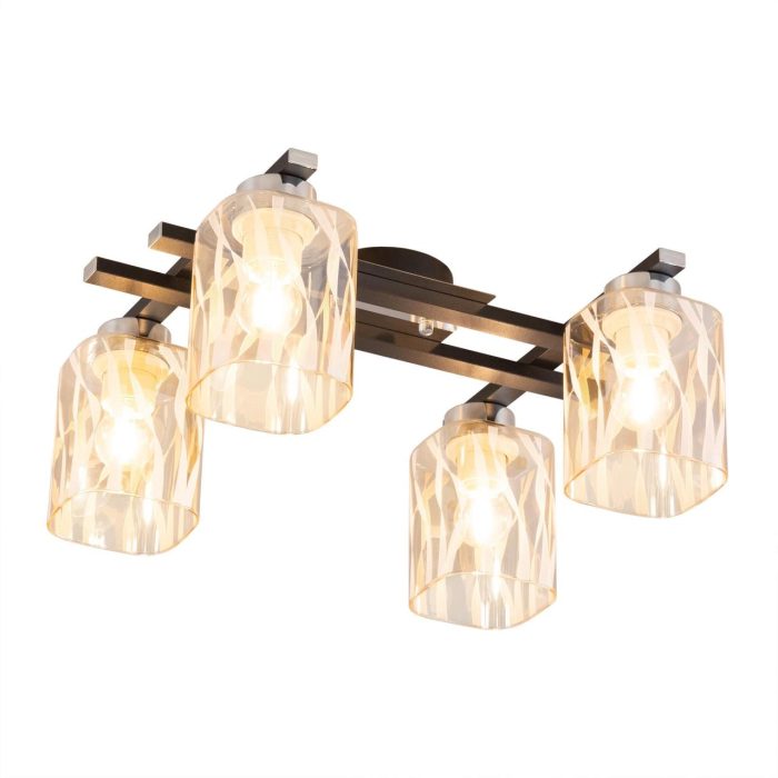 Люстра потолочная Citilux Сафари CL145241 Чёрный