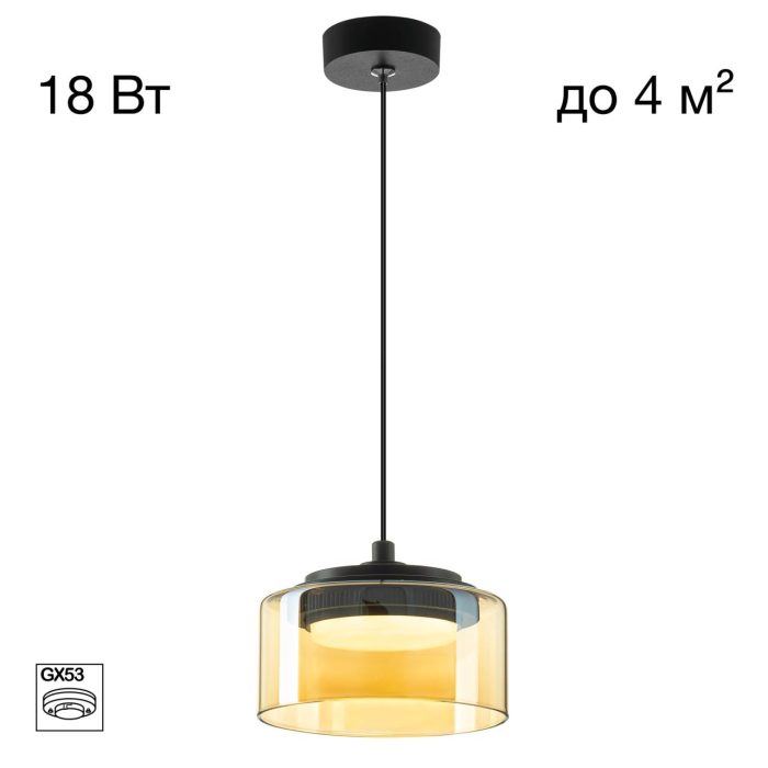 Подвесной светильник Citilux ESPACE CL243011 Чёрный