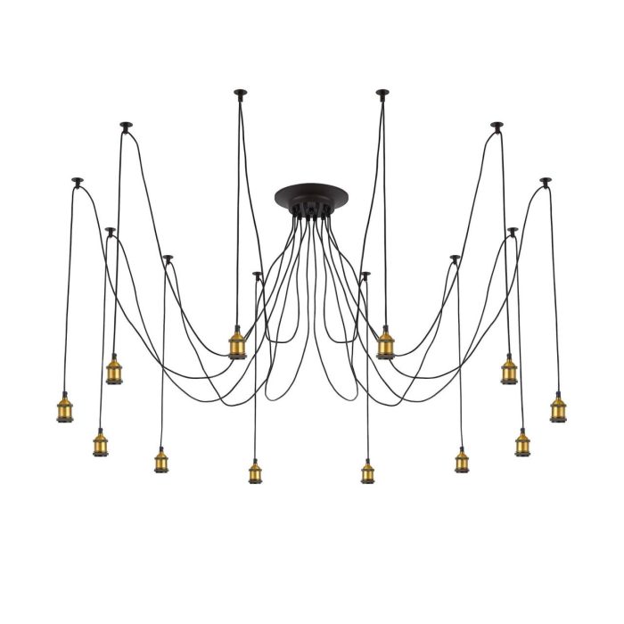 Люстра потолочная Citilux Эдисон CL451121 Венге (коричневый)