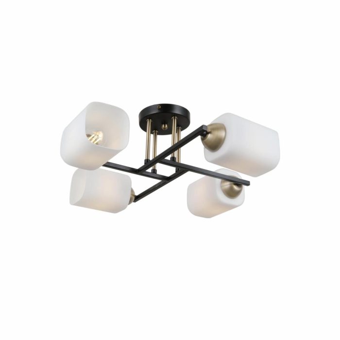 Люстра потолочная Citilux Генри CL130245 Чёрный матовый, Бронза