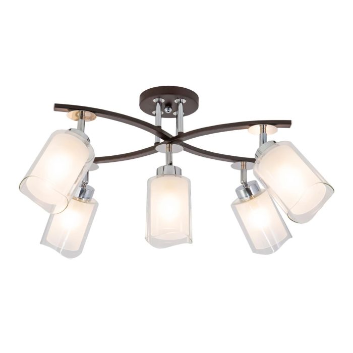 Люстра потолочная Citilux Фортуна CL156152 Венге, Хром