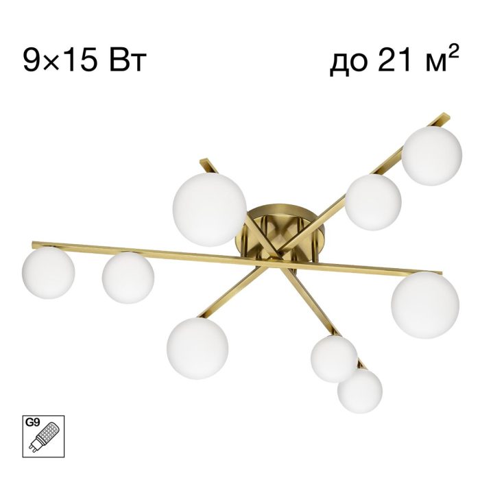 Люстра потолочная Citilux GLOB CL209293 Бронза