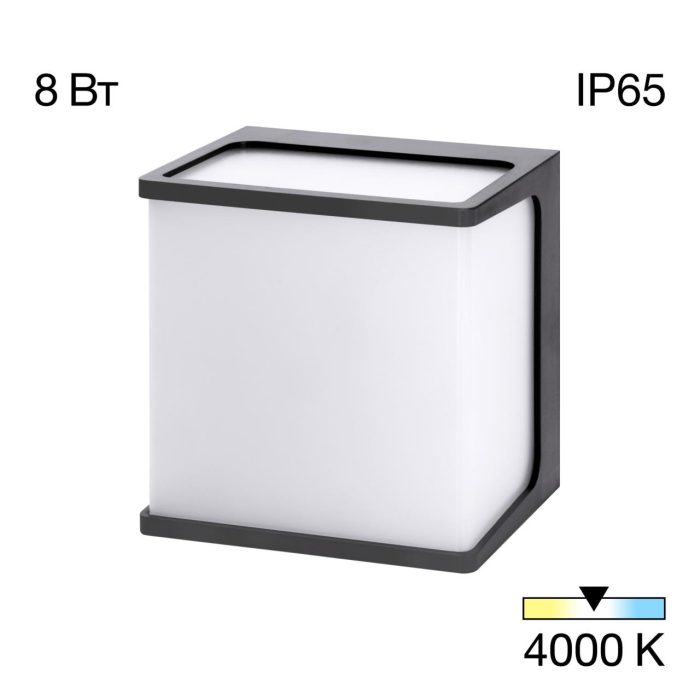 Уличный настенный светильник Citilux DOMUS CLU0801 Чёрный