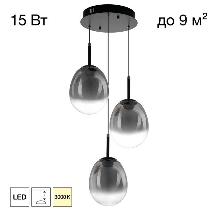 Подвесной светильник Citilux SIGNATURE CL247022 Чёрный
