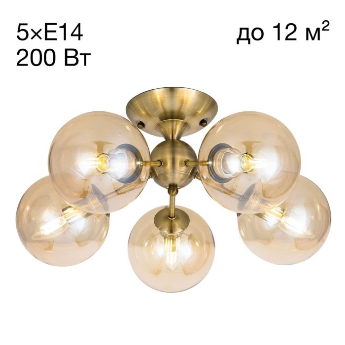 Люстра потолочная Citilux Томми CL102153 Бронза
