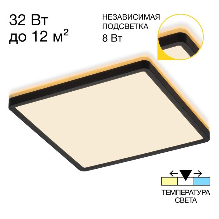 Светильник накладной Citilux NORMA CL748K301 Чёрный