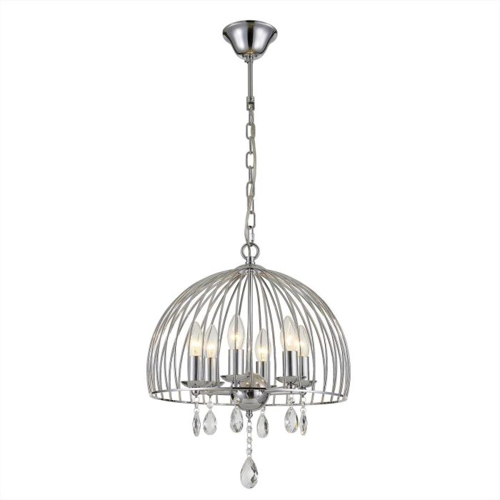 Люстра подвесная Citilux Джина CL462261 Хром