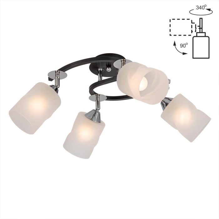 Люстра потолочная Citilux Сиерра CL119241 Чёрный