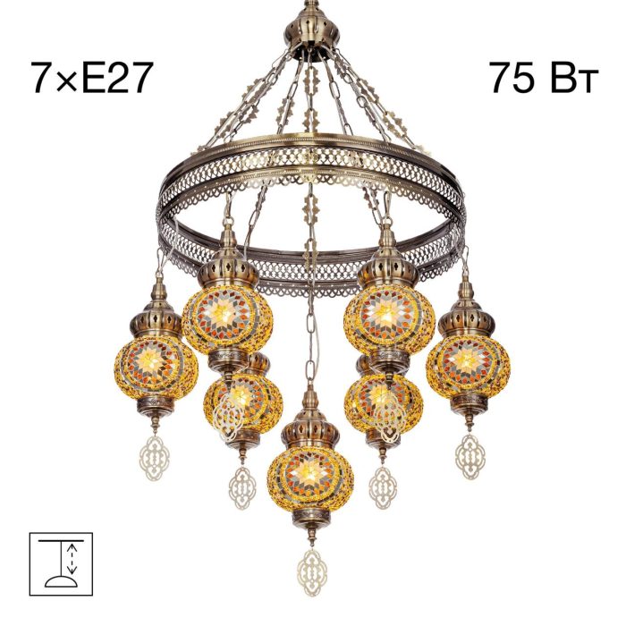 Люстра подвесная Citilux Каир CL419165 Бронза