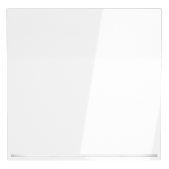 Клавиша для выключателя/переключателя одноклавишного с подсветкой, S70 (белый глянцевый)