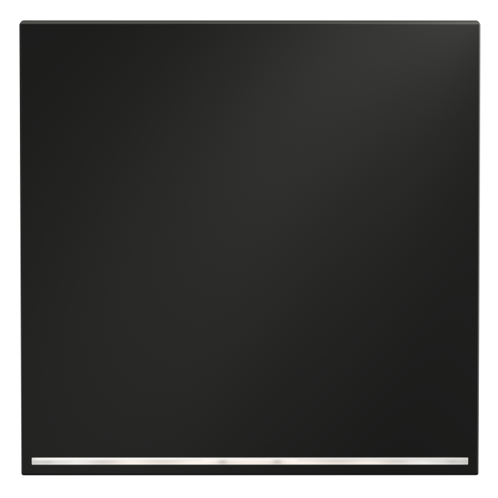 Клавиша для выключателя/переключателя одноклавишного с подсветкой, S70 (графит)