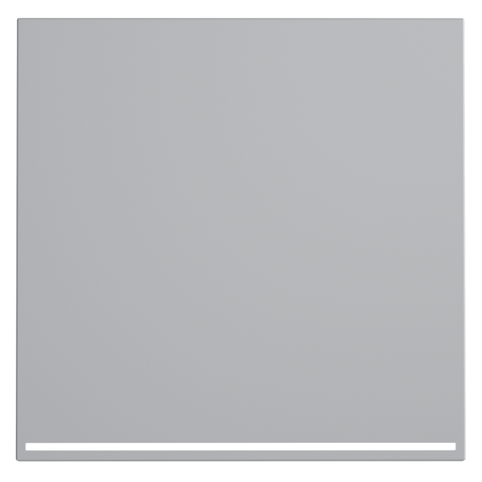 Клавиша для выключателя/переключателя одноклавишного с подсветкой, S70 (серый)