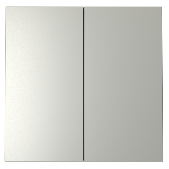 Клавиши для выключателя/переключателя двухклавишного, S70 (сталь)