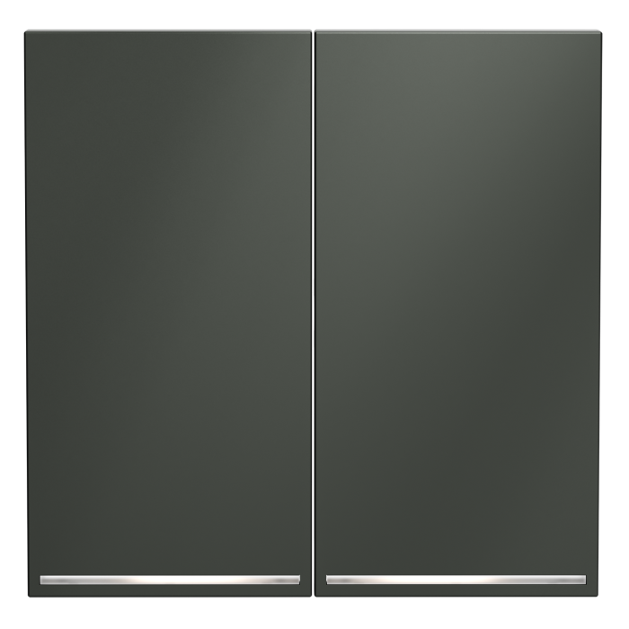 Клавиши для выключателя/переключателя двухклавишного с подсветкой, S70 (титан)