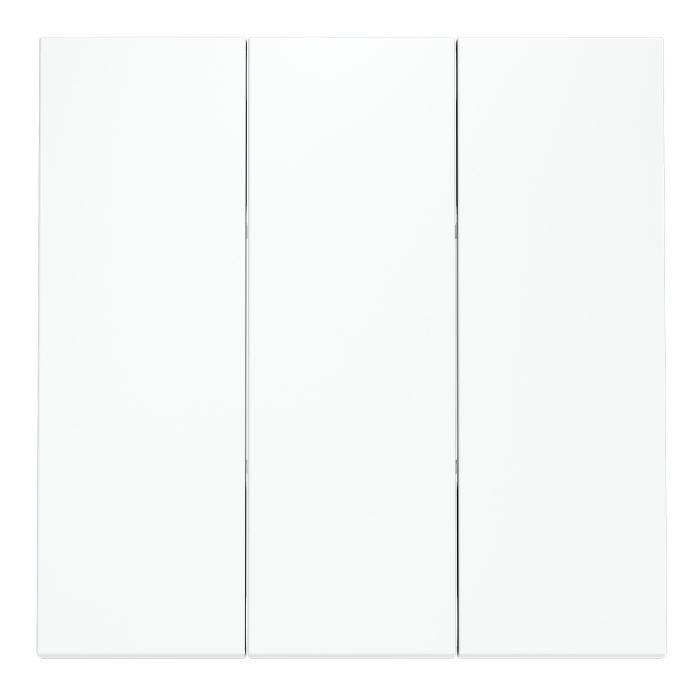 Клавиши для выключателя/переключателя трехклавишного, S70 (белый матовый)