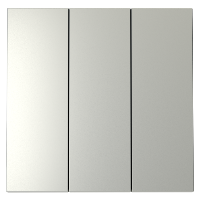 Клавиши для выключателя/переключателя трехклавишного, S70 (сталь)