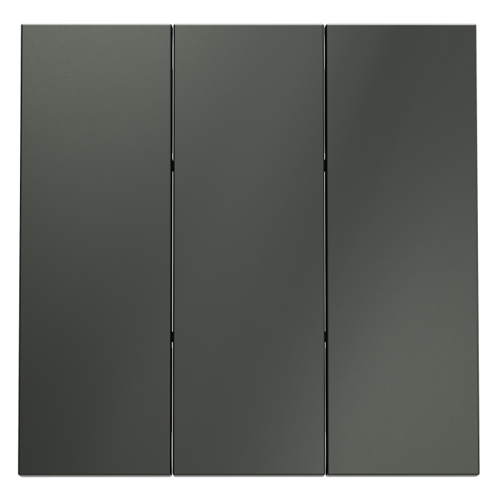 Клавиши для выключателя/переключателя трехклавишного, S70 (титан)