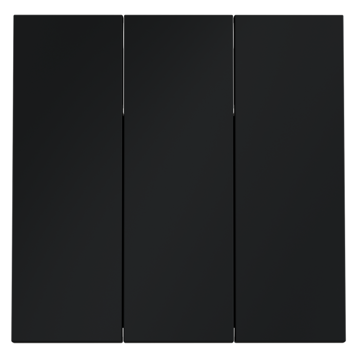 Клавиши для выключателя/переключателя трехклавишного, S70 (графит)