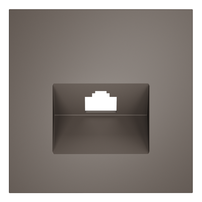 Накладка для розетки компьютерной RJ45 кат.6, S70 (капучино)