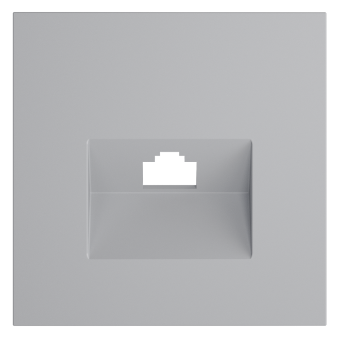 Накладка для розетки компьютерной RJ45 кат.6, S70 (серый)