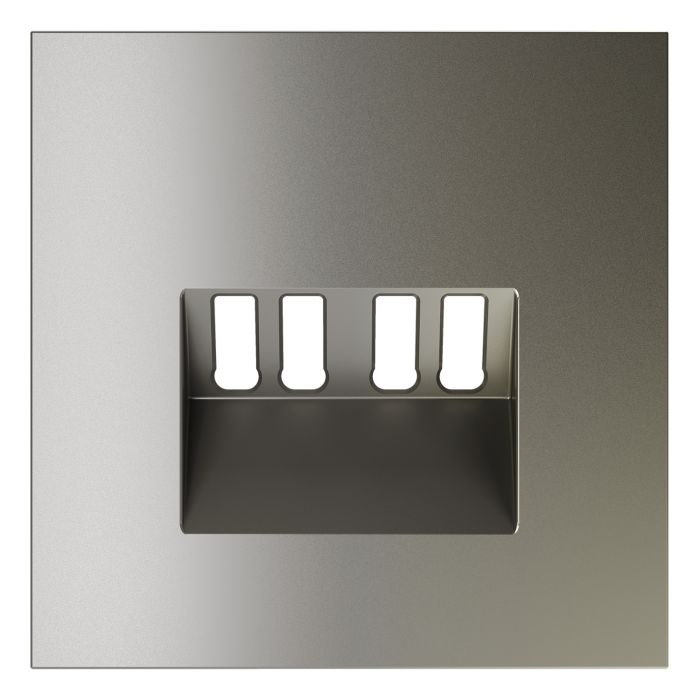 Накладка для розетки акустической 4-местной , S70 (шелк)