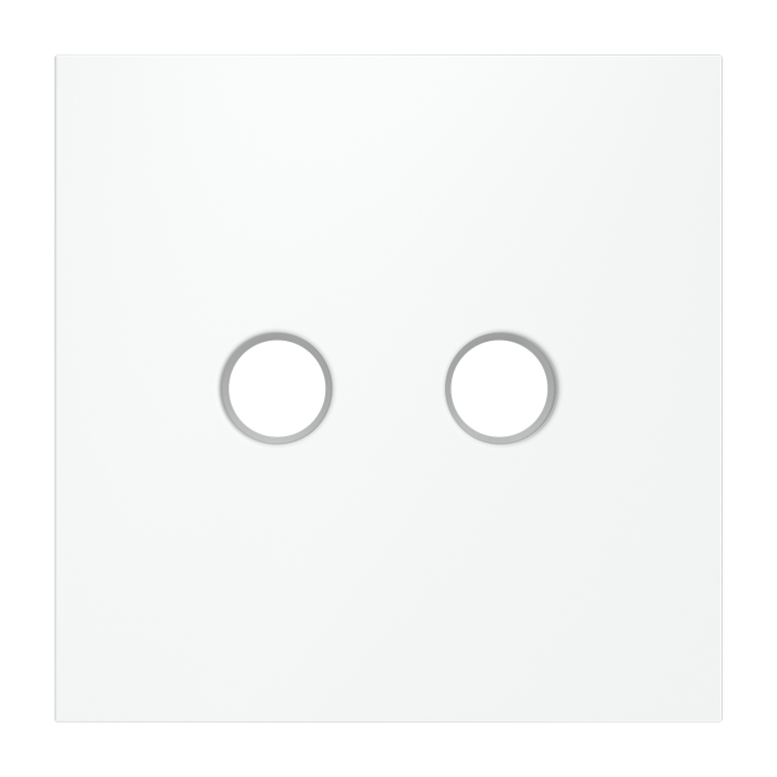 Накладка для розетки телевизионной оконечной TV+SAT, S70 (белый матовый)