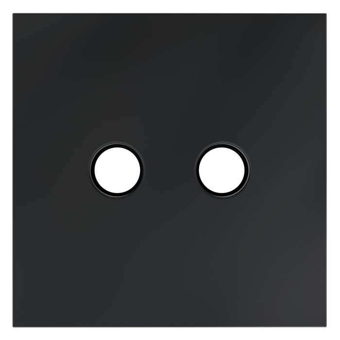 Накладка для розетки телевизионной оконечной TV+SAT, S70 (графит)