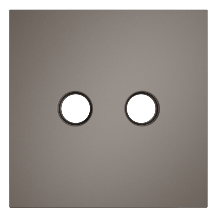 Накладка для розетки телевизионной оконечной TV+SAT, S70 (капучино)