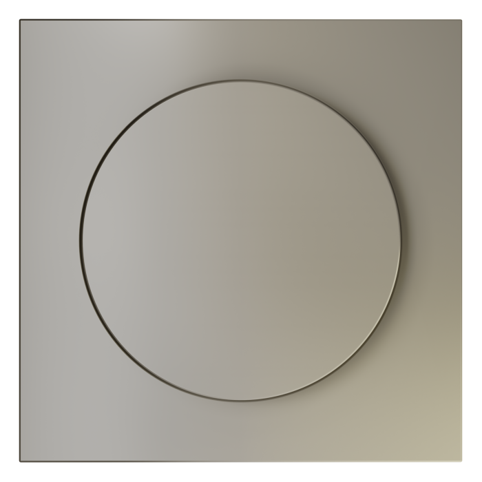 Накладка для светорегулятора поворотно-нажимного, S70 (шелк)