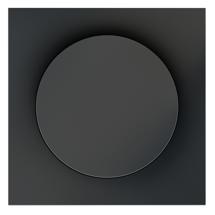 Накладка для светорегулятора поворотно-нажимного, S70 (графит)