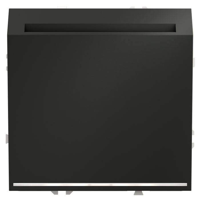 Выключатель встраиваемый VOLTUM S70 карточный 16А, (графит)