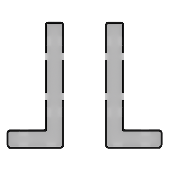 Модули подсветки клавиш выключателя/переключателя двухклавишного, S70