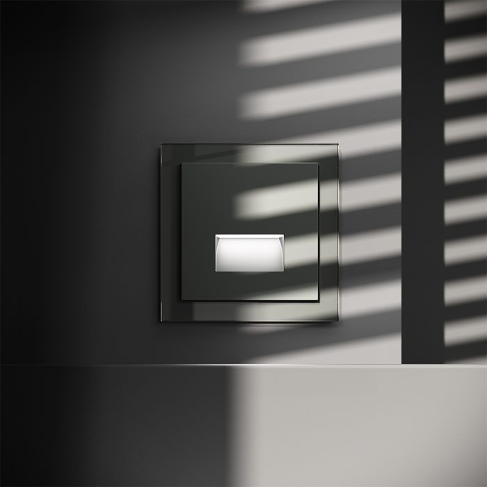 Подсветка светодиодная встраиваемая VOLTUM S70, (титан)