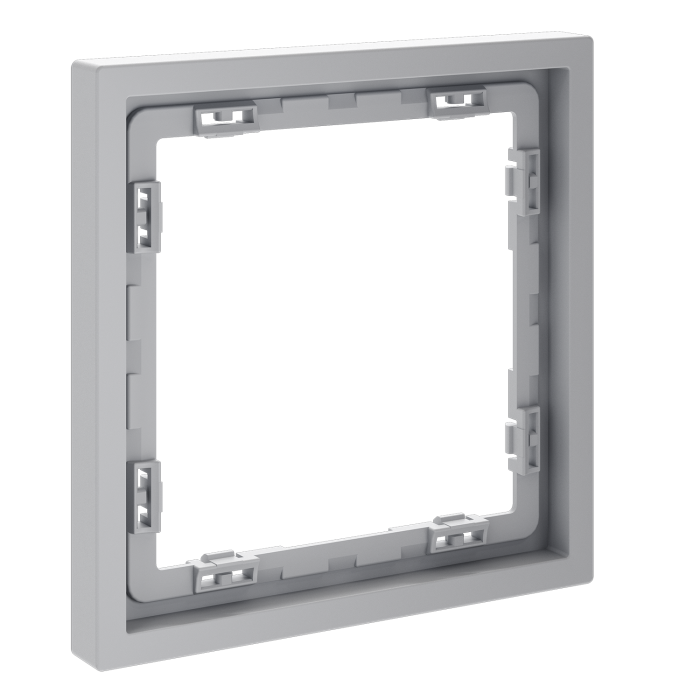 Рамка пластиковая VOLTUM S70 на 1 пост, (серый)