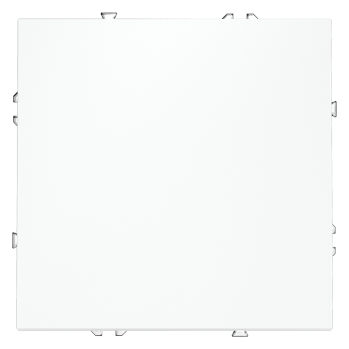 Выключатель встраиваемый VOLTUM S70 одноклавишный 10А, (белый матовый)