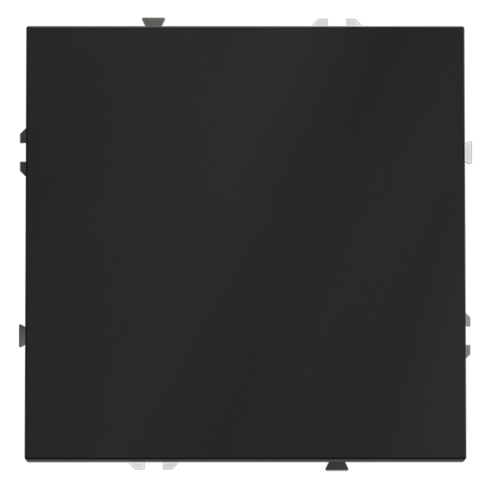 Проходной переключатель встраиваемый VOLTUM S70 одноклавишный 10А, (графит)