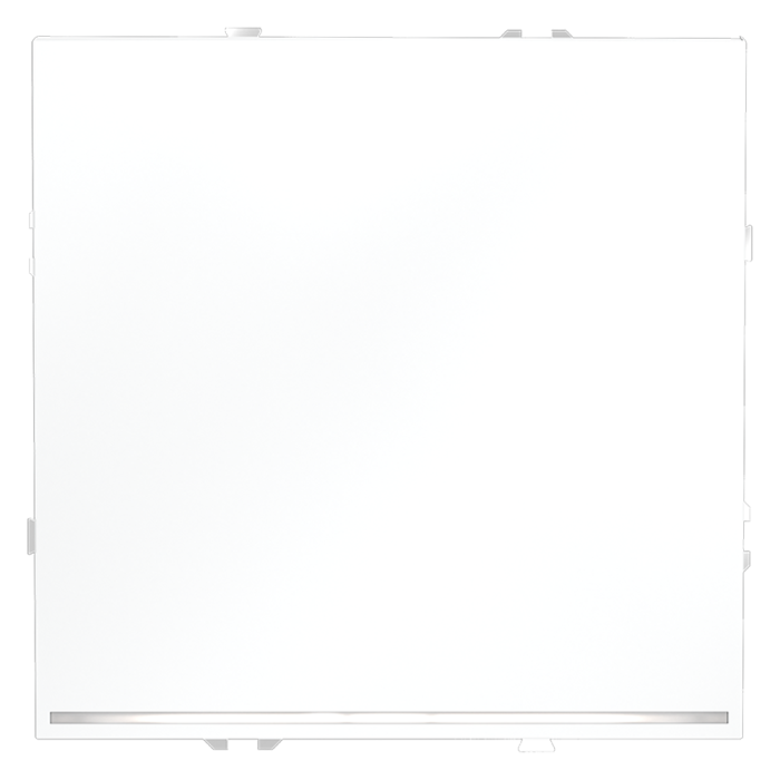 Проходной переключатель встраиваемый VOLTUM S70 одноклавишный с подсветкой 10А, (белый матовый)